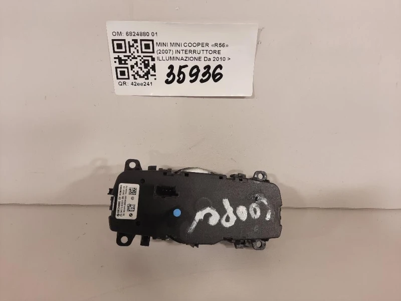 Interruttore Illuminazione 6824880 01 Mini MINI Cooper R56 2007
