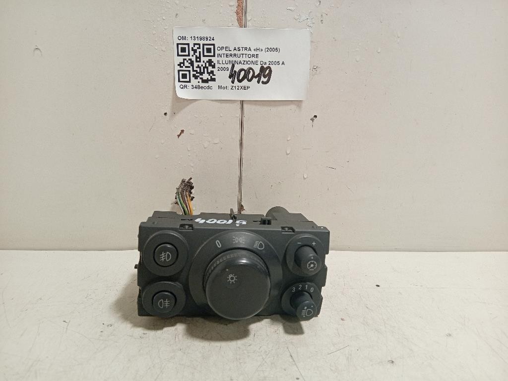 Interruttore Illuminazione 13198924 Opel Astra H 2005