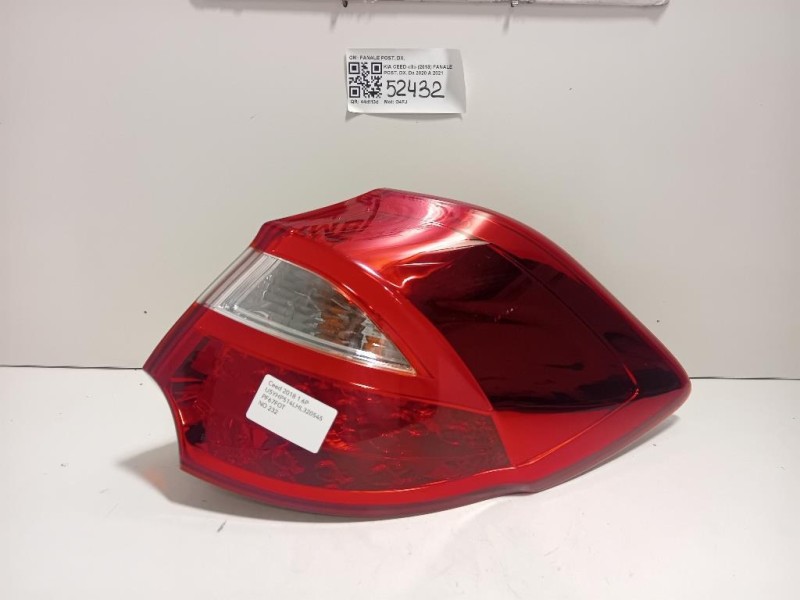Fanale POST DX FANALE POST DX Kia CEED III 2018