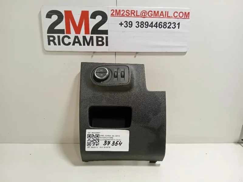 Interruttore Illuminazione 460029937 Opel Corsa E 2014