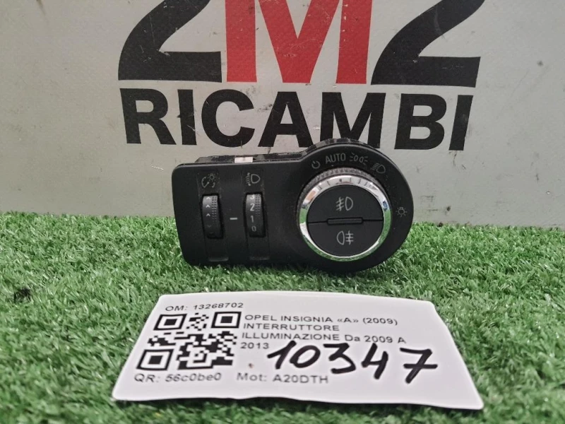 Interruttore Illuminazione 13268694 Opel Insignia A 2009