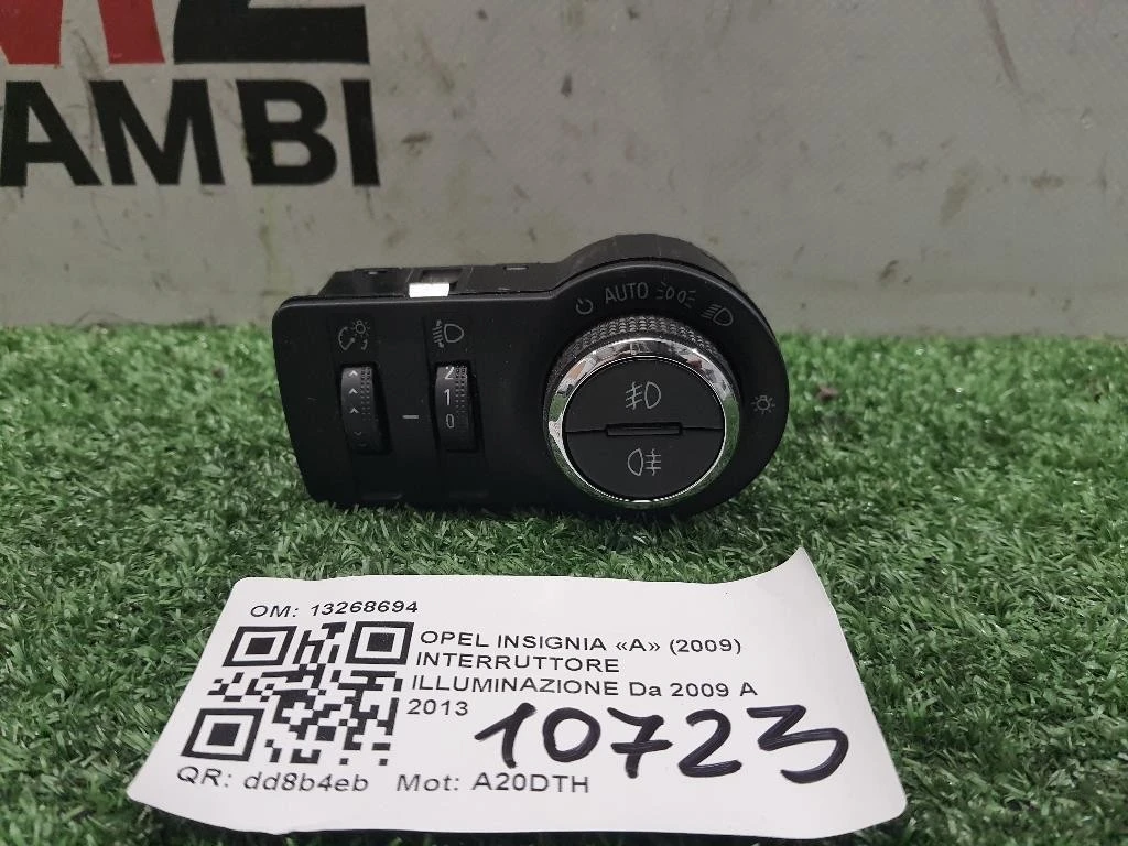 Interruttore Illuminazione 13268694 Opel Insignia A 2009