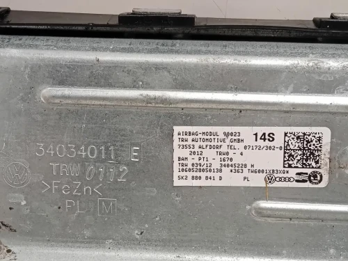 Air-bag Ginocchia DX 5K2880841 Volkswagen GOLF VI 2009