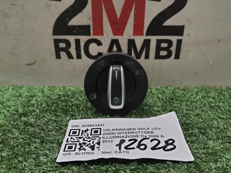 Interruttore Illuminazione 3C8941431 Volkswagen GOLF VI 2009
