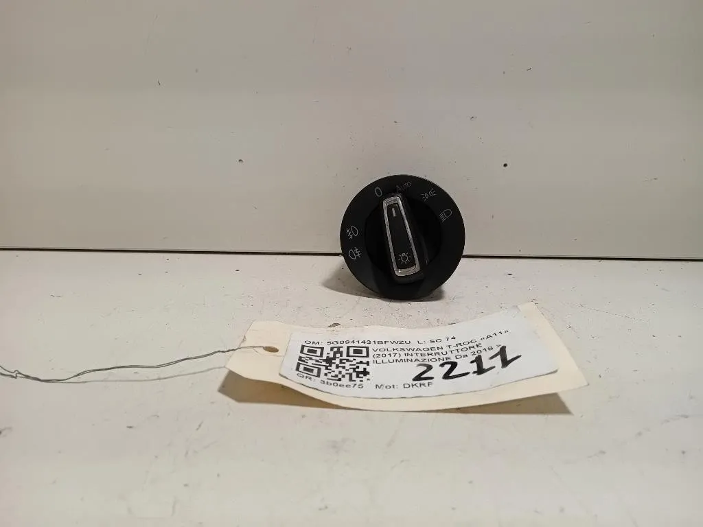 Interruttore Illuminazione 5G0941431BFWZU Volkswagen T-roc 2017