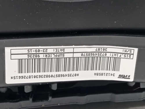 Air-bag Guidatore 07354968570 Fiat Doblò III 2015