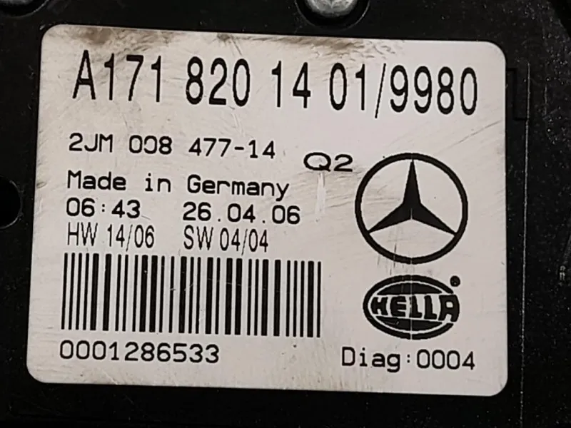 Interruttore LUCE Interna A1718201401 Mercedes Classe SLK R171 2004