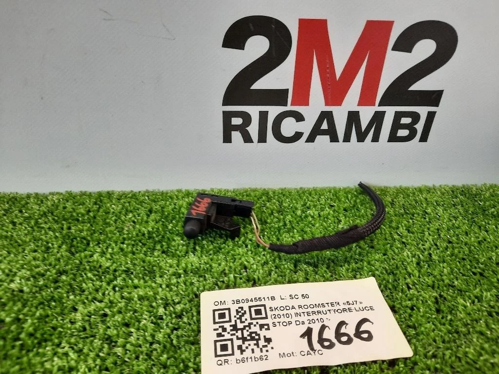 Interruttore LUCE STOP 3B0945511B Skoda Roomster 5J7 2010