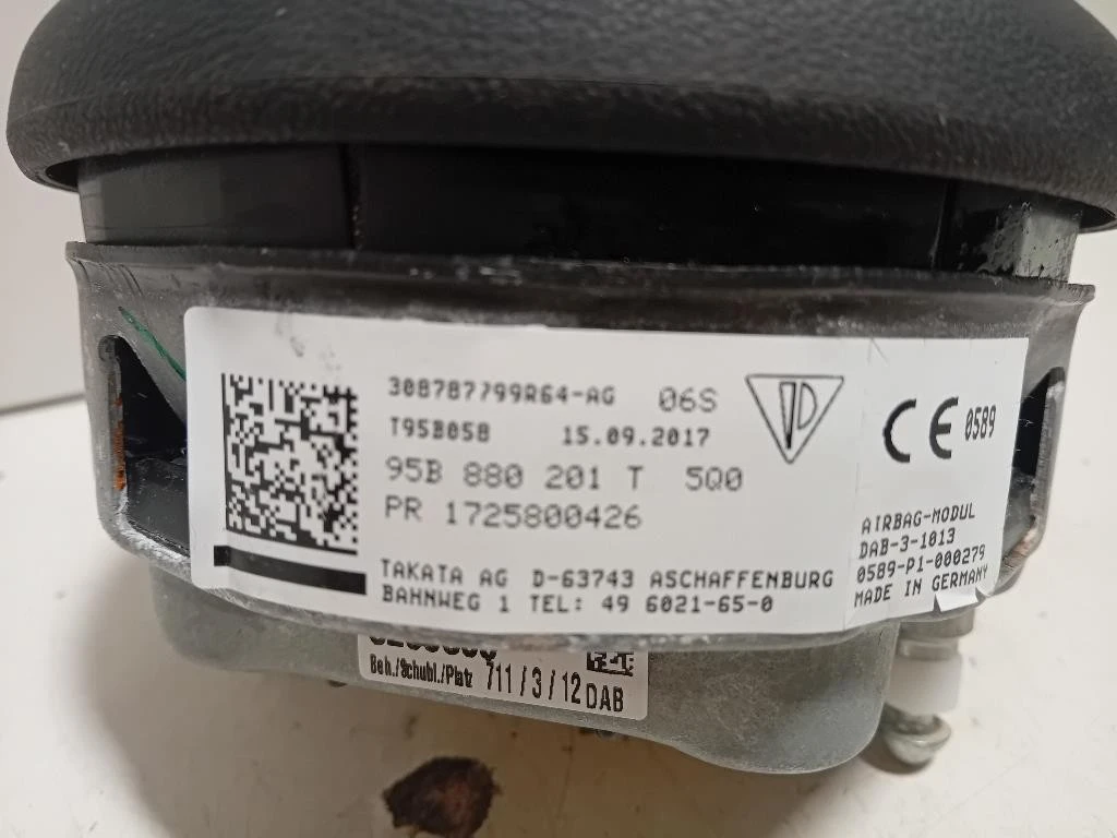 Air-bag Guidatore 95B880201T Porsche Macan I 2014