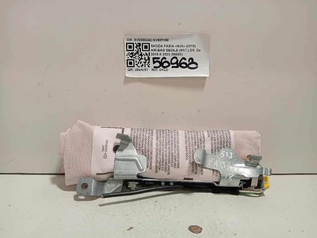 Air-bag Sedile ANT DX 6V0880242 Skoda Fabia NJ3 2018