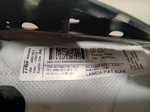 Air-bag Sedile ANT SX 34061150E Alfa Romeo Giulietta 2010