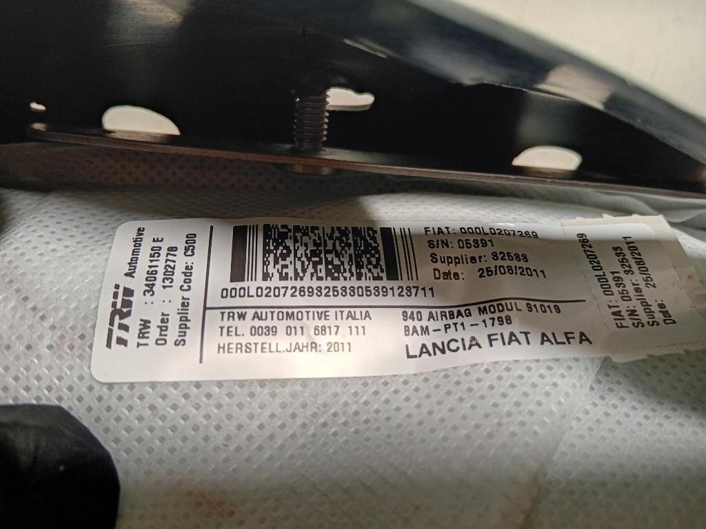 Air-bag Sedile ANT SX 34061150E Alfa Romeo Giulietta 2010