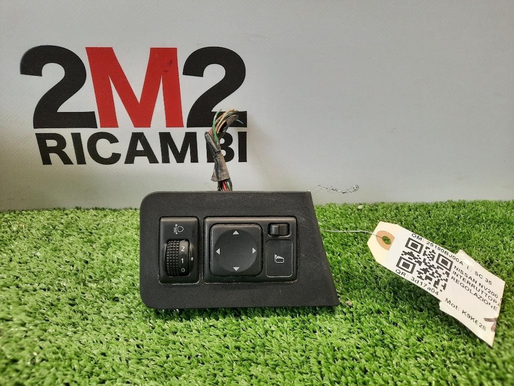 Interruttore Regolazione FARI 25190BJ00A Nissan Nv200 2009
