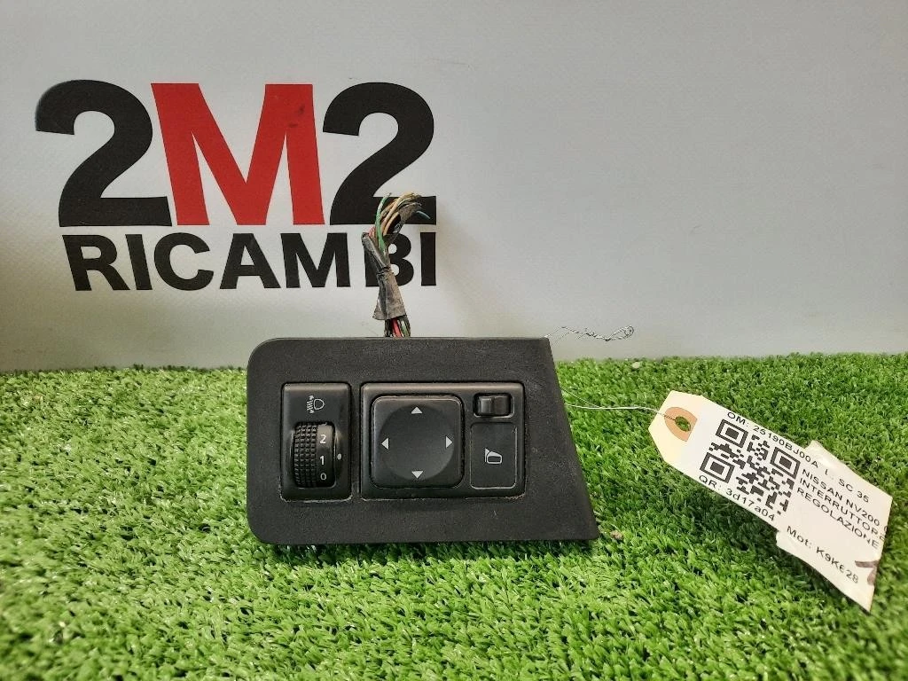 Interruttore Regolazione FARI 25190BJ00A Nissan Nv200 2009