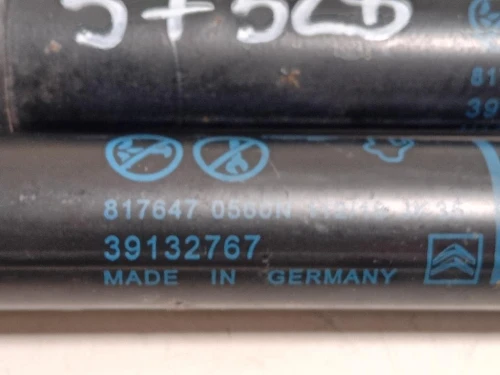 Ammortizzatore Portello POST DX 8176470560N8176470560N DX+SX Citroen C3 Aircross 2017