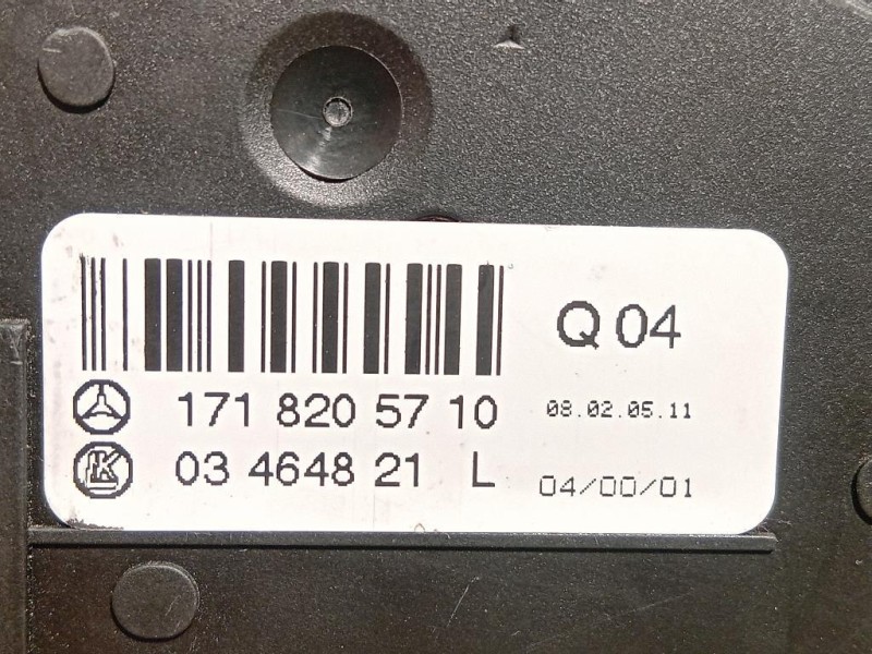 Interruttore Regolazione Sedile ANT SX 1718205710 Mercedes Classe SLK R171 2004