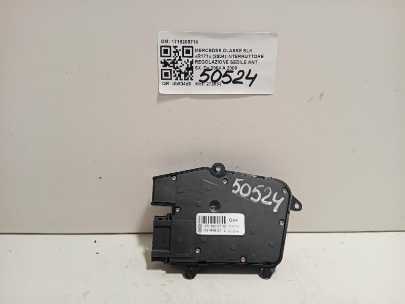 Interruttore Regolazione Sedile ANT SX 1718205710 Mercedes Classe SLK R171 2004