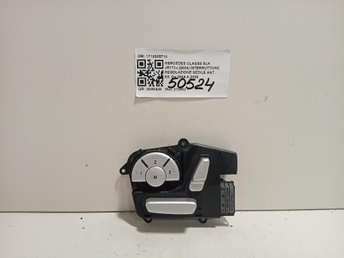 Interruttore Regolazione Sedile ANT SX 1718205710 Mercedes Classe SLK R171 2004