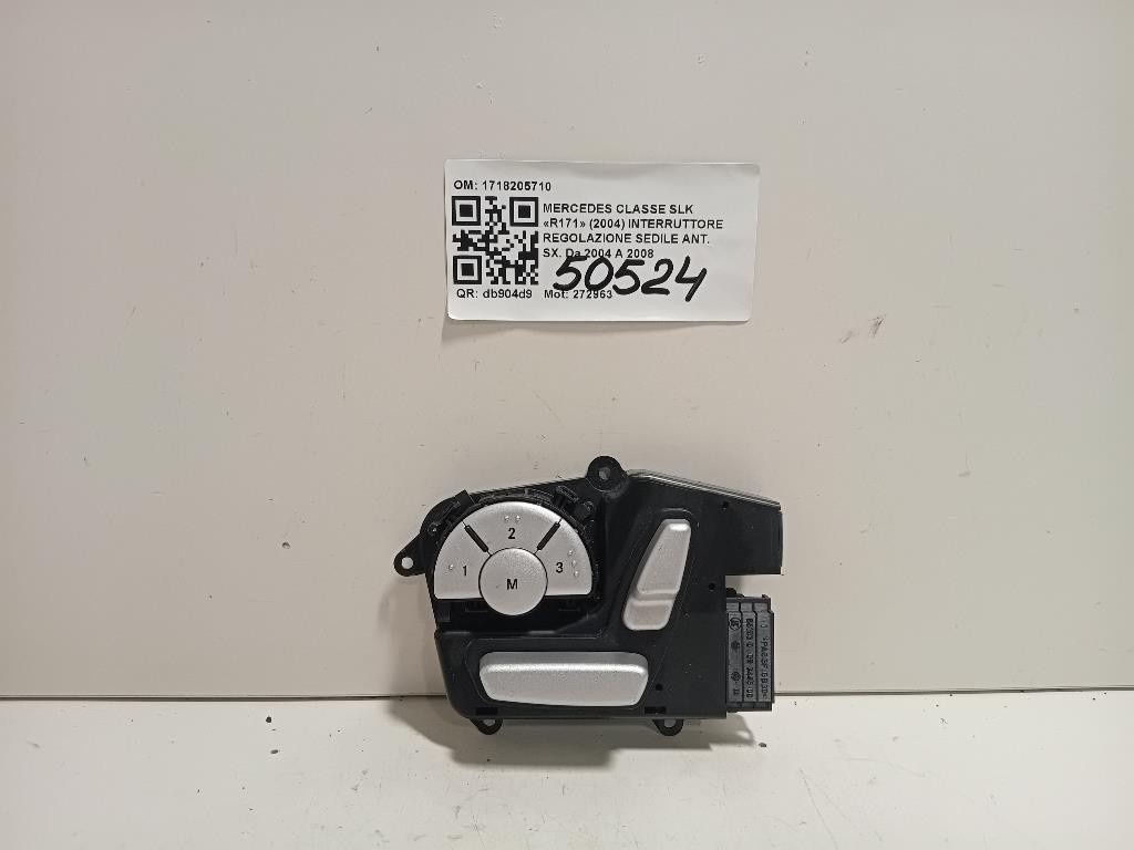 Interruttore Regolazione Sedile ANT SX 1718205710 Mercedes Classe SLK R171 2004