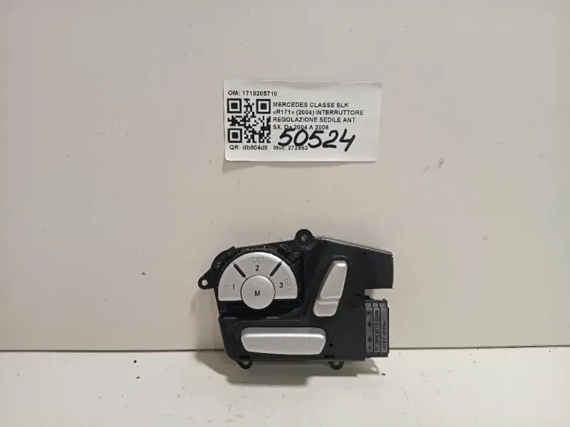 Interruttore Regolazione Sedile ANT SX 1718205710 Mercedes Classe SLK R171 2004