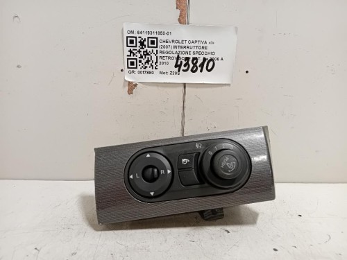 Interruttore Regolazione Specchio Retrovisore EST 64119311850-01 Chevrolet Captiva I 2007