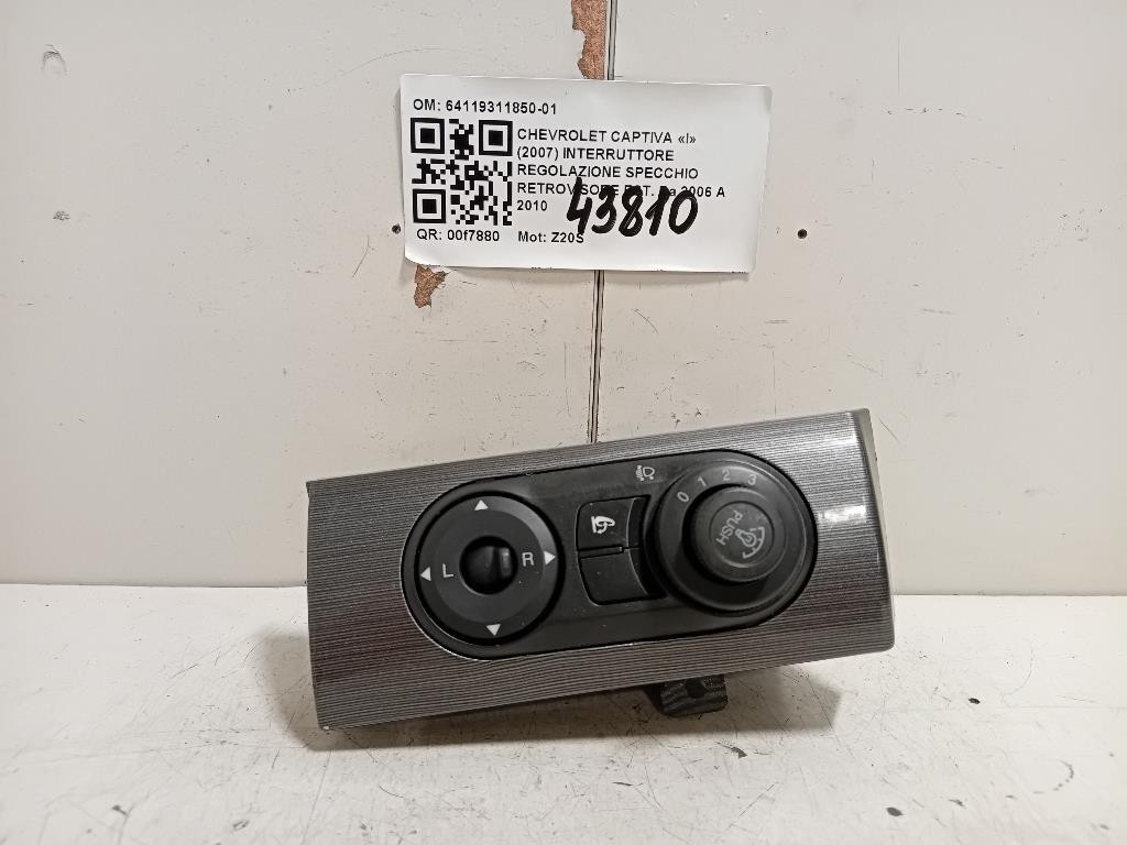 Interruttore Regolazione Specchio Retrovisore EST 64119311850-01 Chevrolet Captiva I 2007