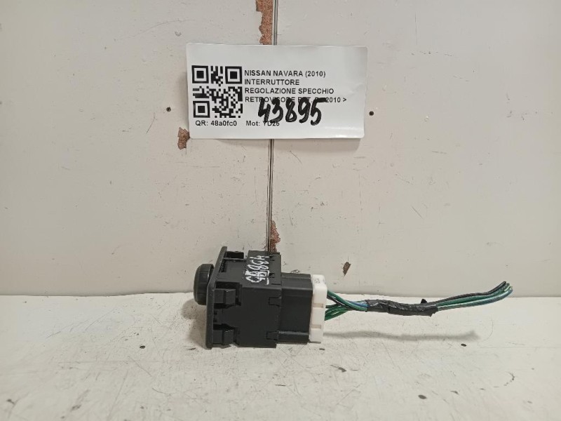 Interruttore Regolazione Specchio Retrovisore EST Nissan Navara 2010