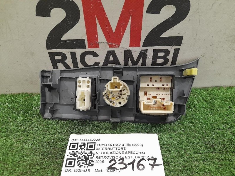 Interruttore Regolazione Specchio Retrovisore EST 5544642020 Toyota RAV 4 II 2000