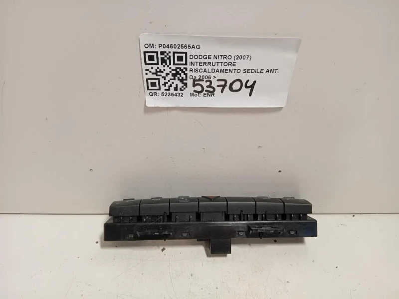 Interruttore Riscaldamento Sedile ANT P04602565AG Dodge Nitro 2007