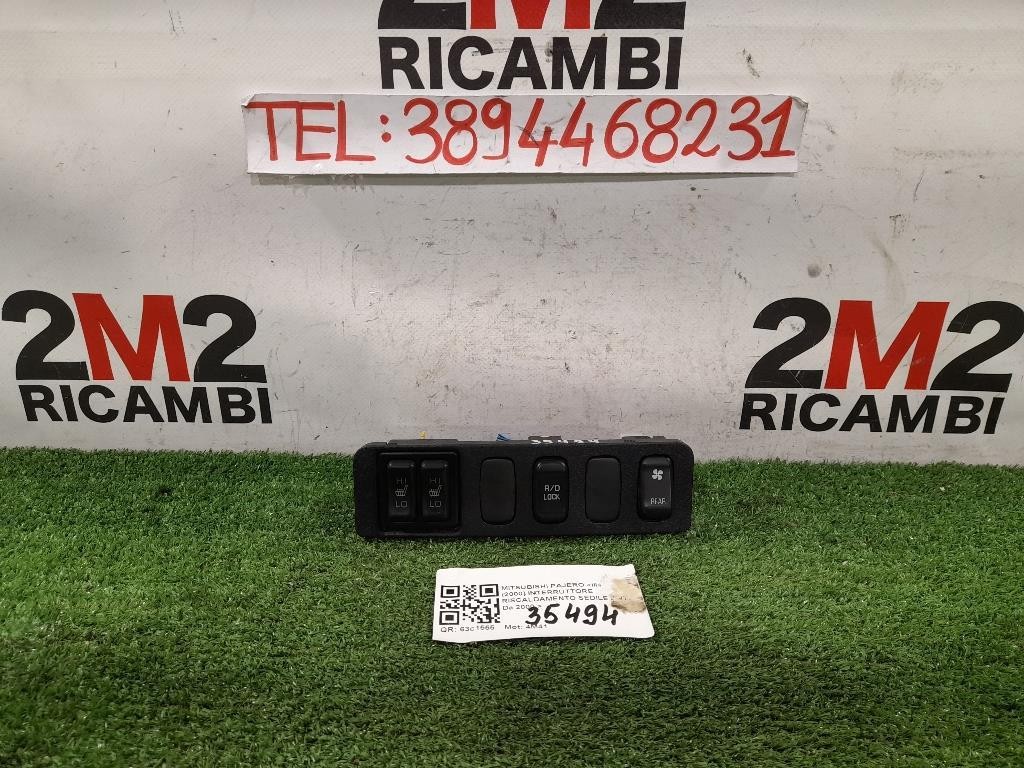 Interruttore Riscaldamento Sedile ANT MB803872 Mitsubishi Pajero III 2000