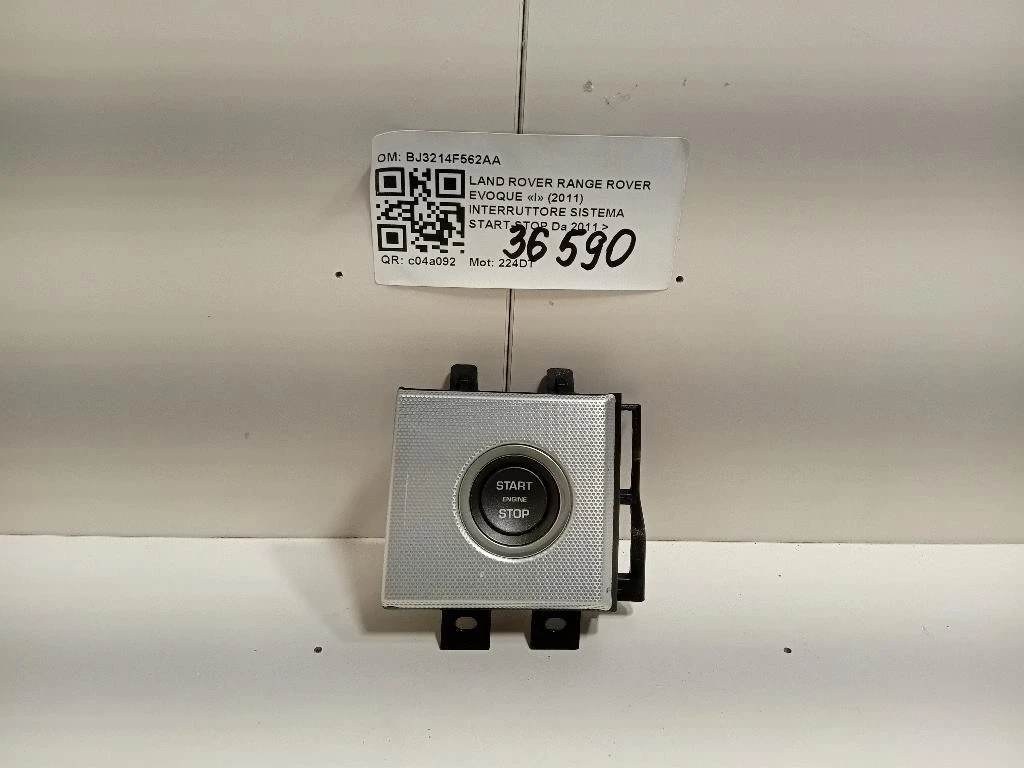 Interruttore Sistema Start-stop BJ3214F562AA Land Rover Range Rover Evoque I 2011