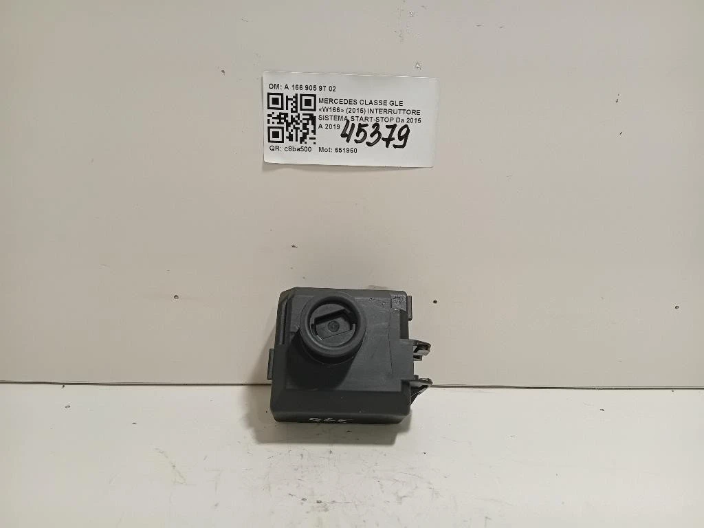 Interruttore Sistema Start-stop A 166 905 97 02 Mercedes Classe GLE W166 2015