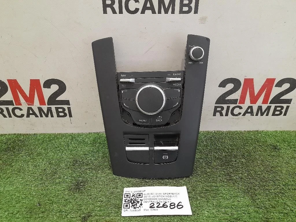 Joystick Modulo Comando Console Centrale 8V0919614P Audi A3 8VA Sportback 2012