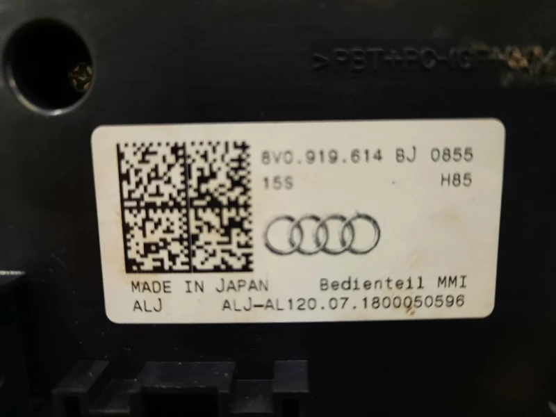 Joystick Modulo Comando Console Centrale 8V0919614BJ Audi A3 8VF Sportback 2016