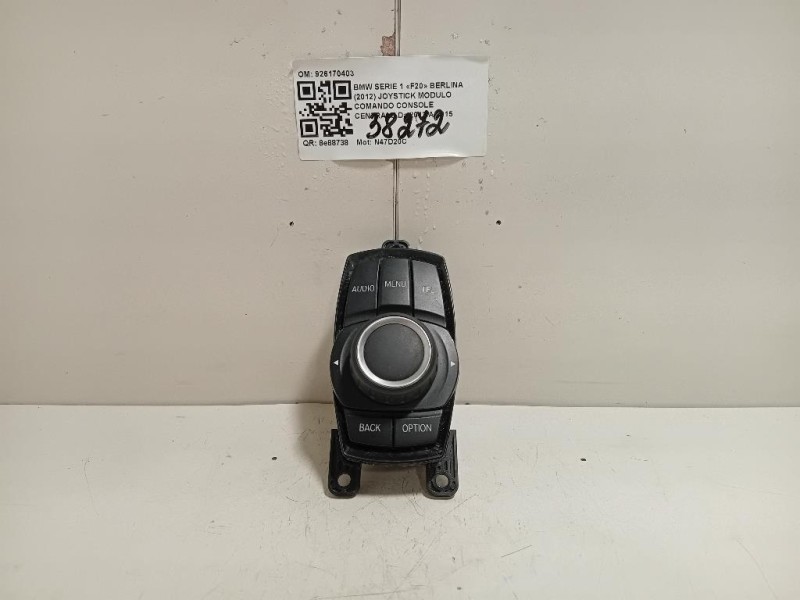 Joystick Modulo Comando Console Centrale 926170403 Bmw Serie 1 F20 Berlina 2012