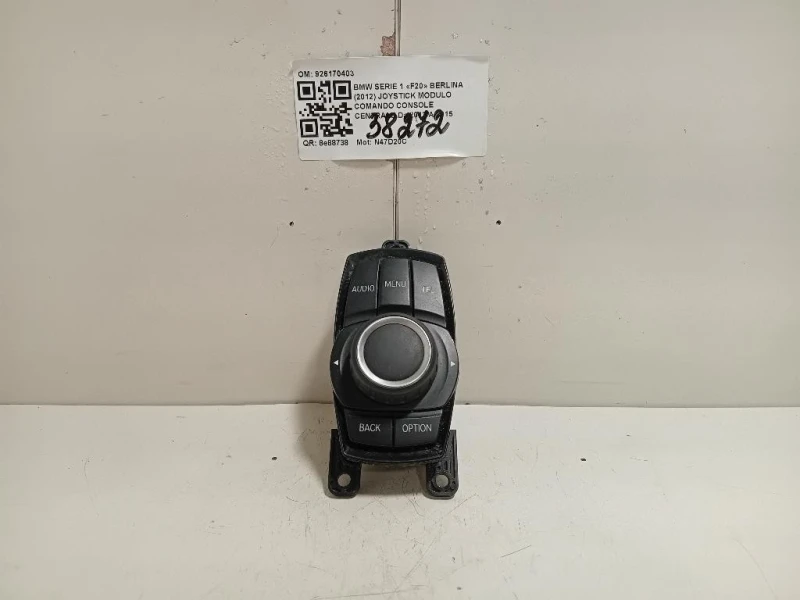 Joystick Modulo Comando Console Centrale 926170403 Bmw Serie 1 F20 Berlina 2012