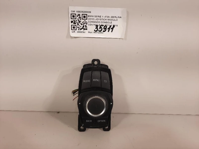 Joystick Modulo Comando Console Centrale 65829286699 Bmw Serie 1 F20 Berlina 2012