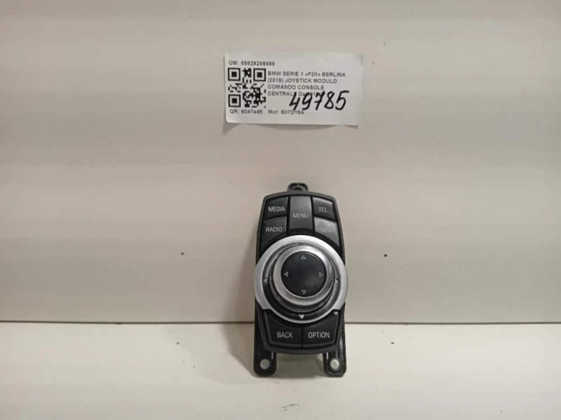 Joystick Modulo Comando Console Centrale 65829286699 Bmw Serie 1 F20 Berlina 2015