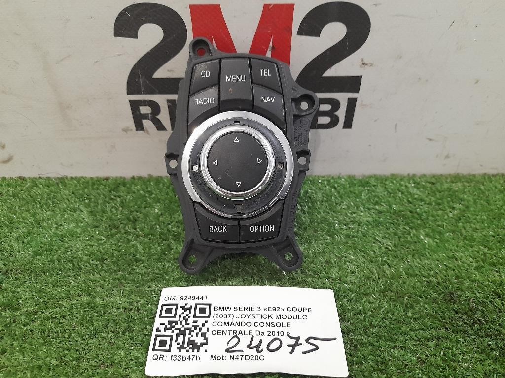 Joystick Modulo Comando Console Centrale 9249441 Bmw Serie 3 E92 Coupe 2007