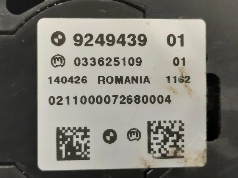 Joystick Modulo Comando Console Centrale 9249439 01 Bmw Serie 5 F10 Berlina 2010