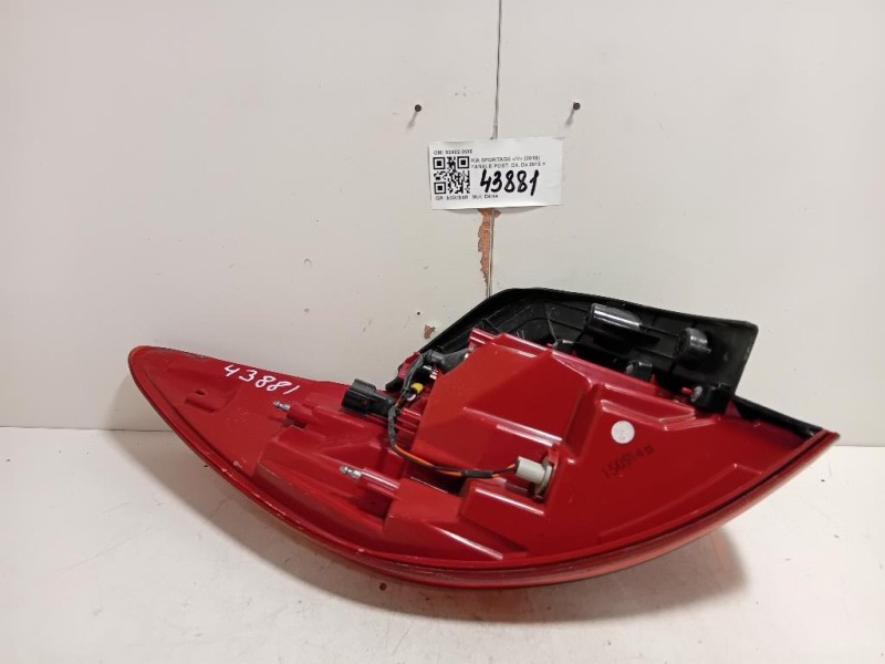 Fanale POST DX 92402-3W6 Kia Sportage IV 2018
