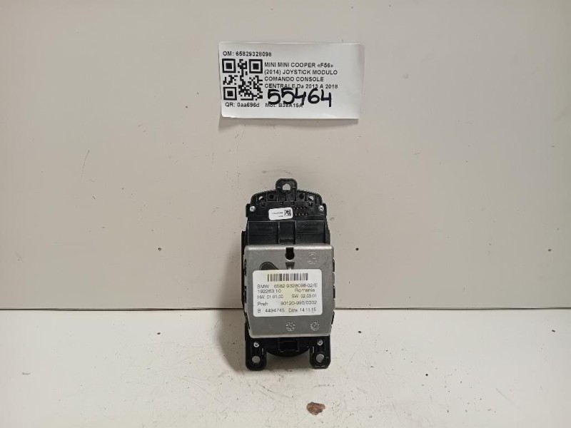 Joystick Modulo Comando Console Centrale 65829328098 Mini MINI Cooper F56 2014
