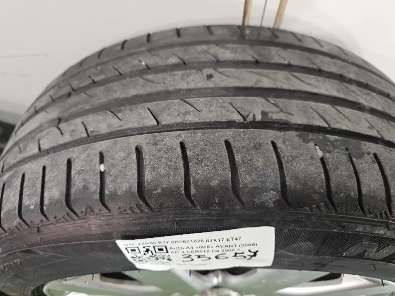 KIT 4 Cerchi 22550 R17 8K0601826 8JX17 ET47 Audi A4 8K5 Avant 2008