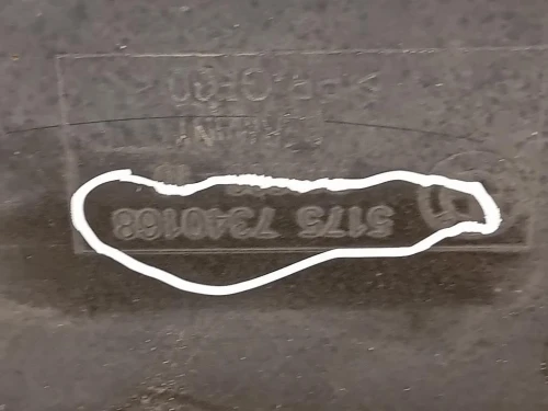 Carter Protezione Motore INF ANT 51757340168 Bmw Serie 5 G30 Berlina 2016