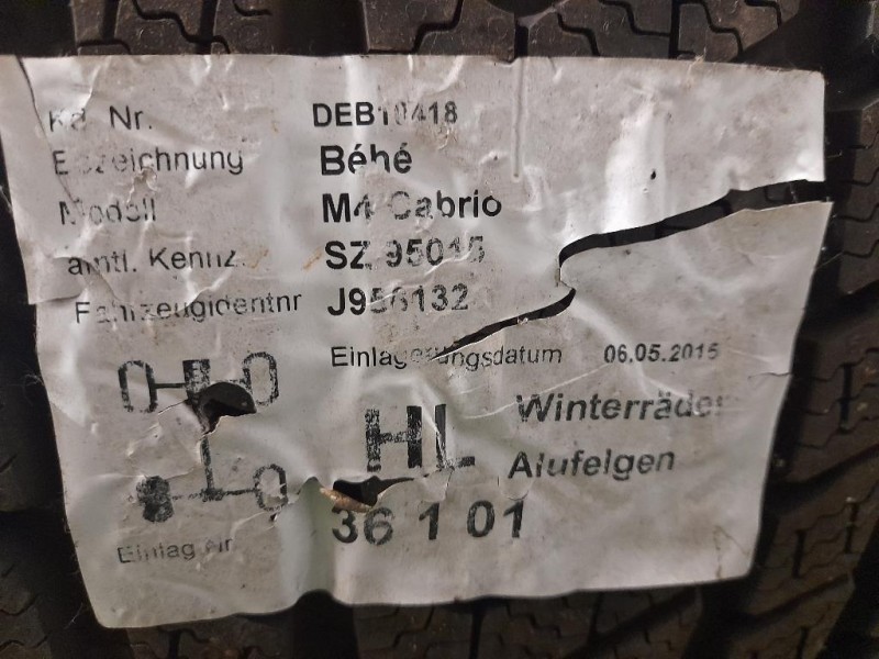 KIT 4 Cerchi CERCHI IN LEGA M SPORT DOPPIA MISURA Bmw Serie 5 F10 Berlina 2012