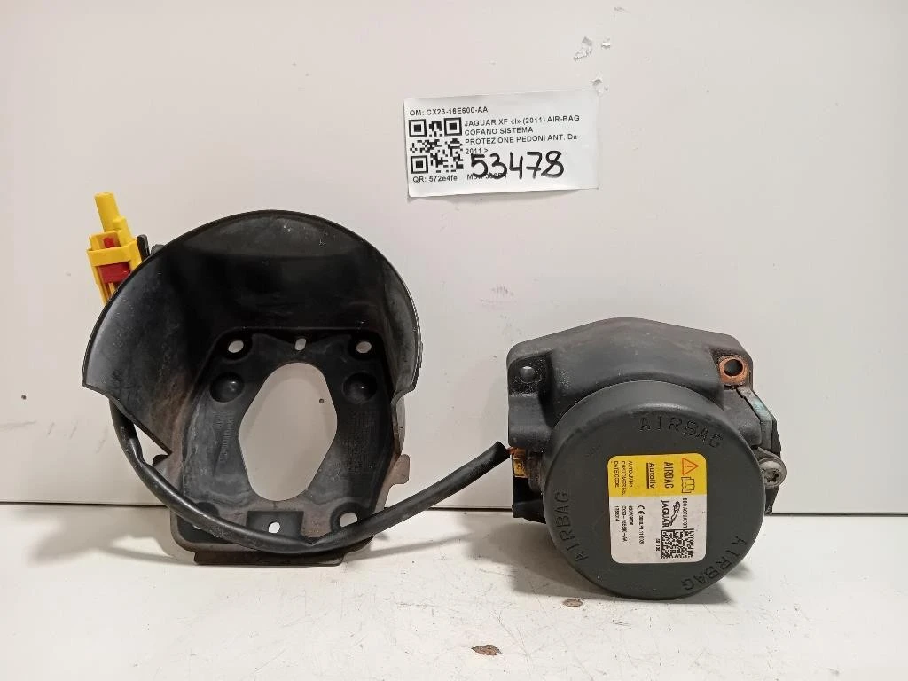 Air-bag Cofano Sistema Protezione Pedoni ANT CX23-16E600-AA Jaguar XF I 2011