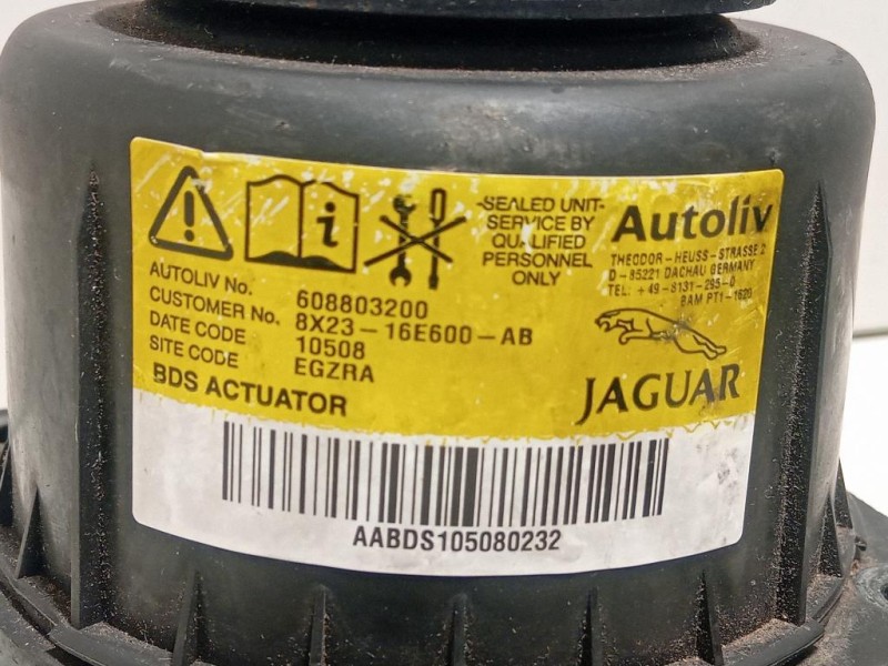 Air-bag Cofano Sistema Protezione Pedoni ANT CX23-16E600-AA DX Jaguar XF I 2011