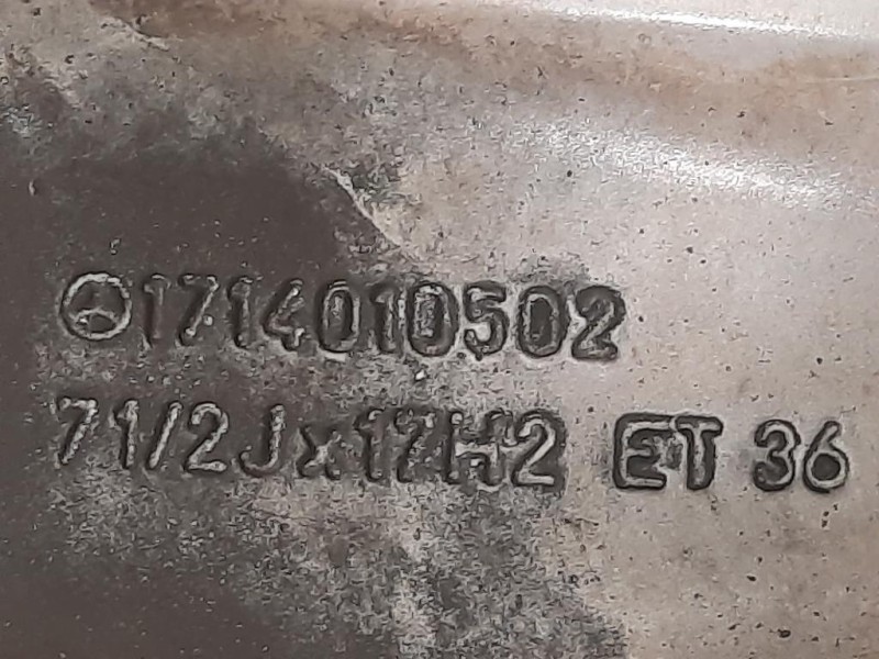 KIT 4 Cerchi 1714010502 ORIGINALI SLK Mercedes Classe SLK R171 2004