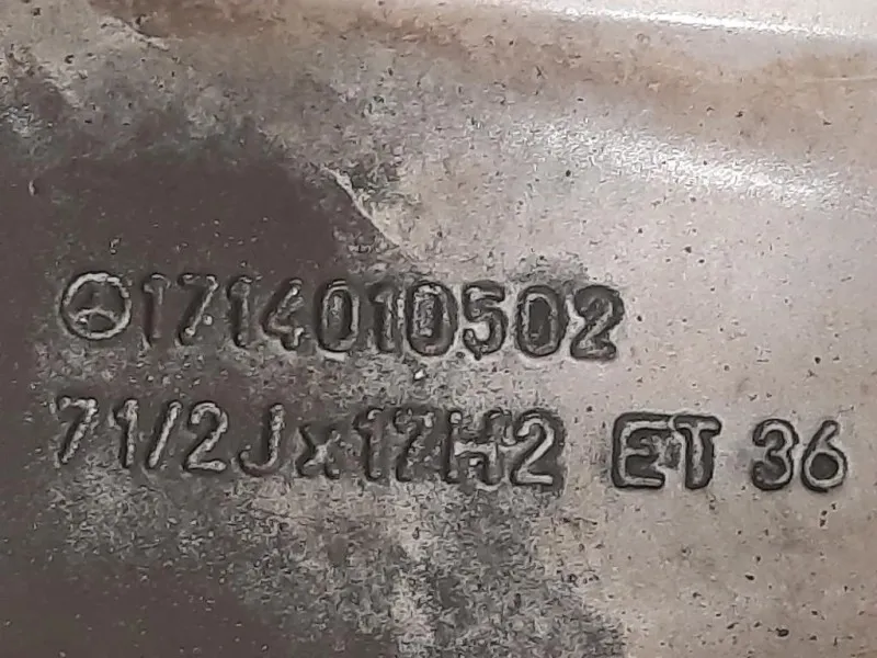 KIT 4 Cerchi 1714010502 ORIGINALI SLK Mercedes Classe SLK R171 2004