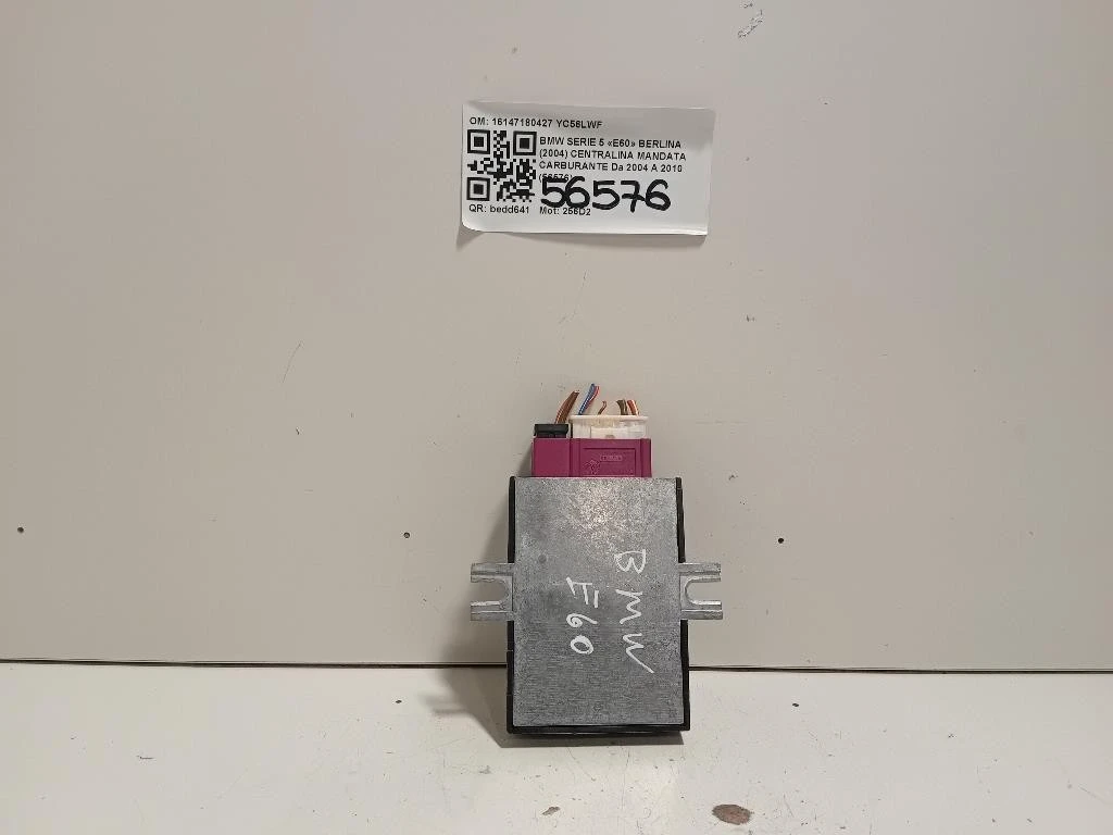 Centralina Mandata Carburante 16147180427 Bmw Serie 5 E60 Berlina 2004